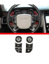 RANGE ROVER VOGUE DİREKSİYON TUŞ KAPLAMA SETİ SİYAH - ISITMALI